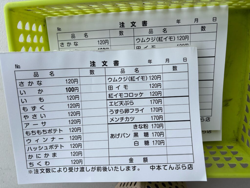 中本鮮魚店の大きな錨と花飾りの入口