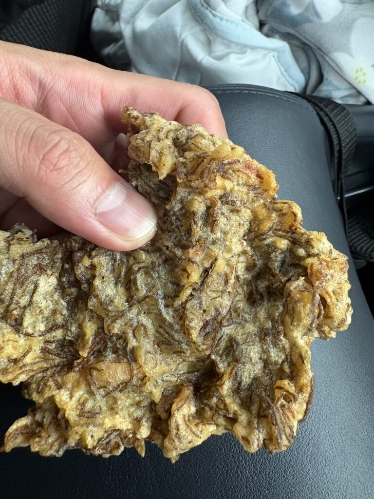 中本鮮魚店の揚げたてふわふわさかな天ぷら