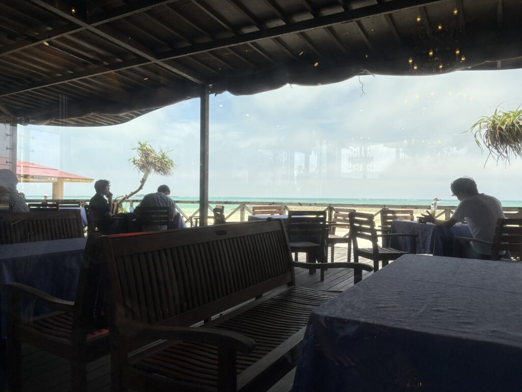 KAI Beach Club 海が見えるテラス席