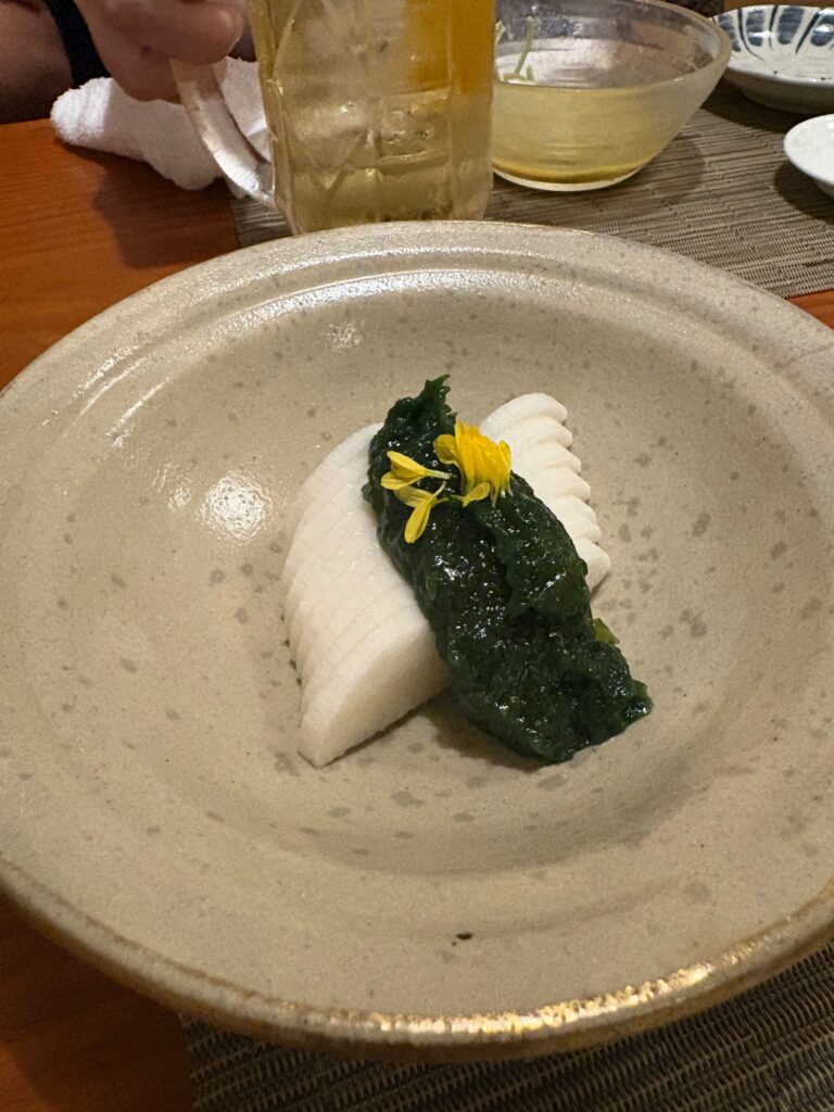 喜作 長芋と海藻のさっぱり小鉢