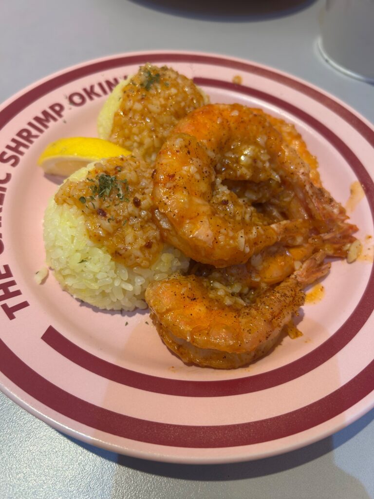 THE GARLIC SHRIMP スパイシーなガーリックシュリンプ