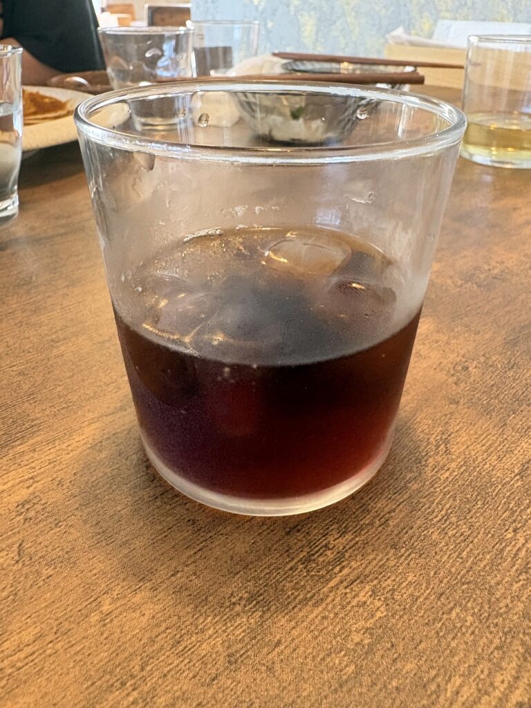 egg me time. 食後のさっぱりアイスコーヒー