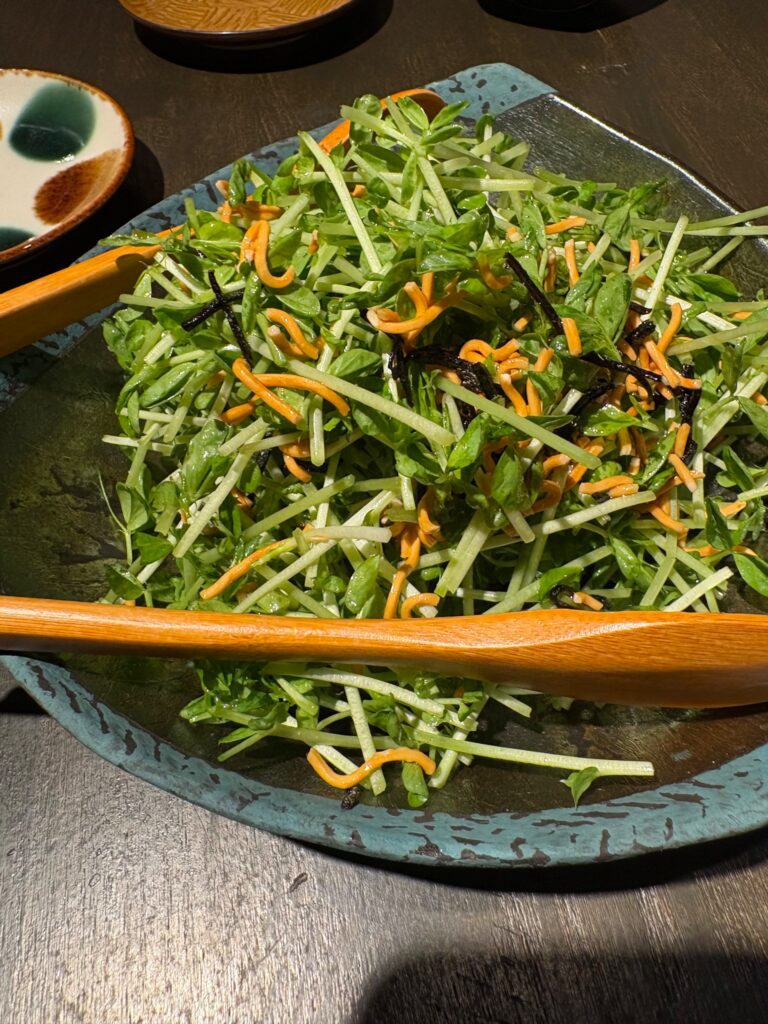 伊達しゃもじ シャキシャキ豆苗サラダ