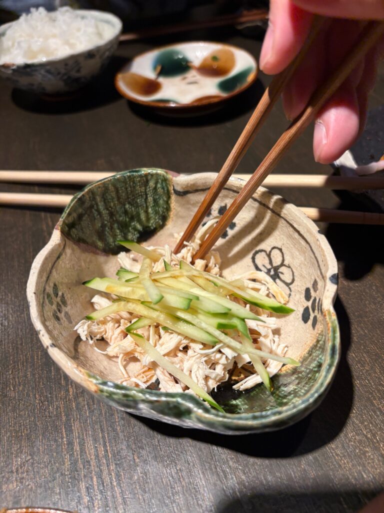 伊達しゃもじ あっさり鶏肉の小鉢料理