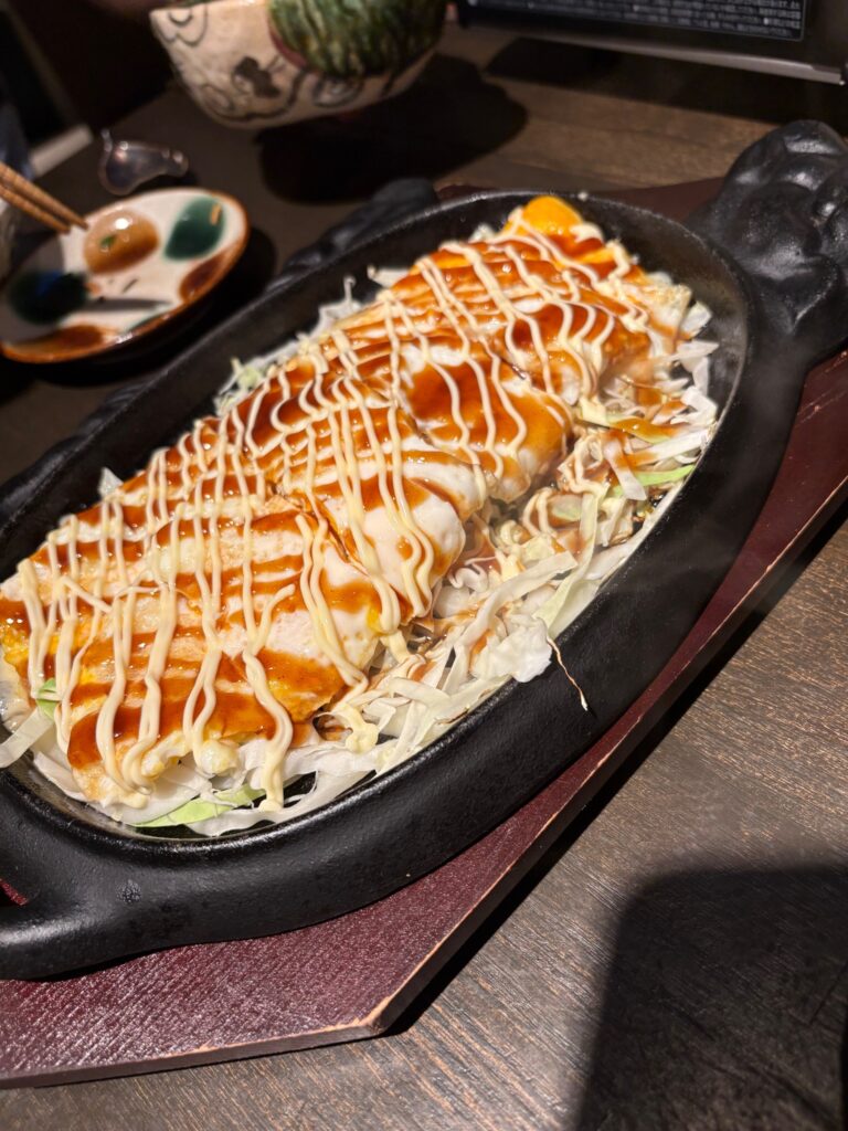 伊達しゃもじ 熱々の鉄板とん平焼き